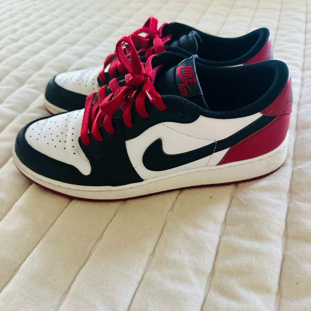 Boys Nike Jordan Air 1 Low Se Black Red